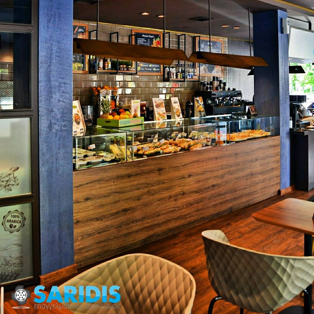 Blu Barista – Τούμπα – εξοπλισμός SARIDIS