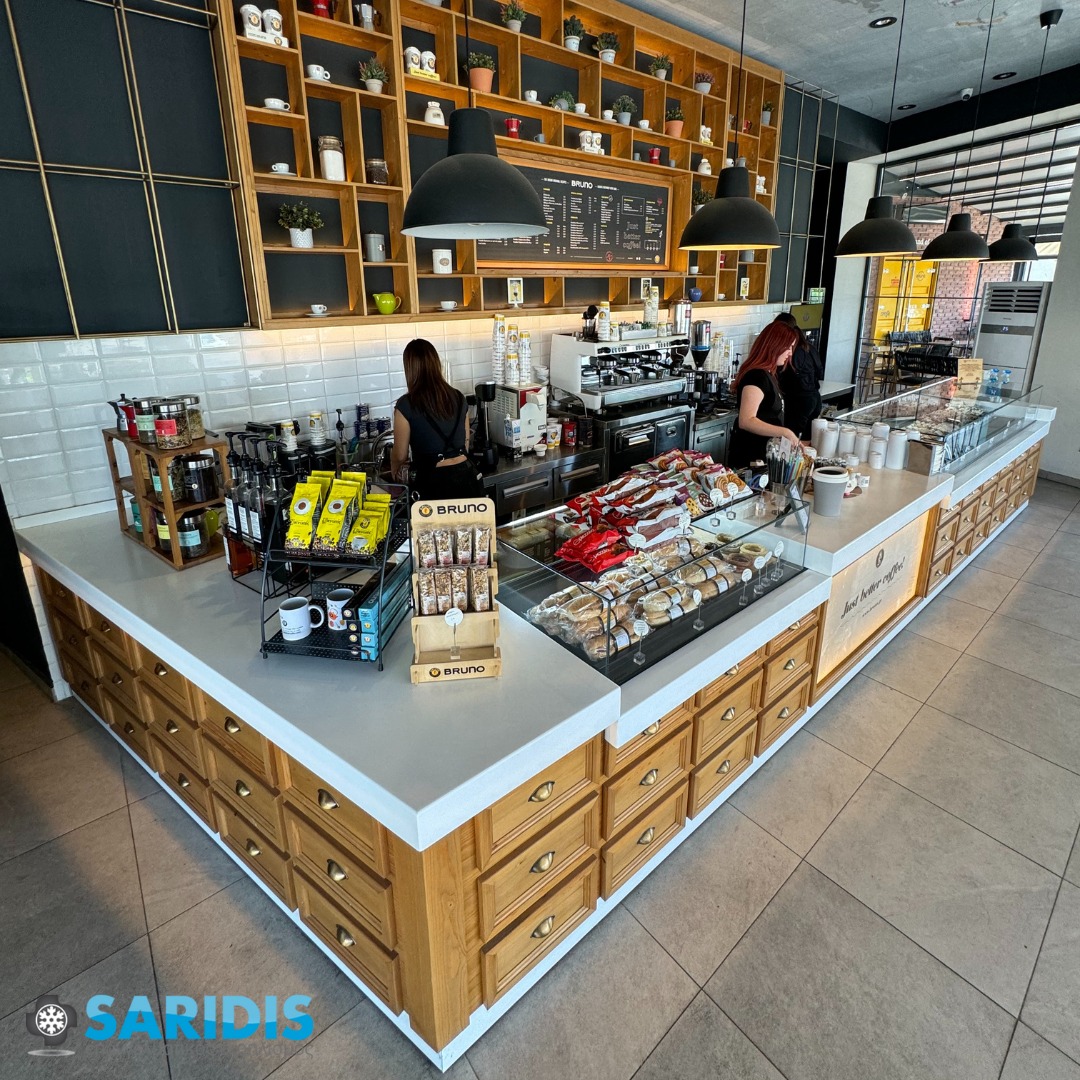 Bruno Caffe – Σέρρες – εξοπλισμός SARIDIS