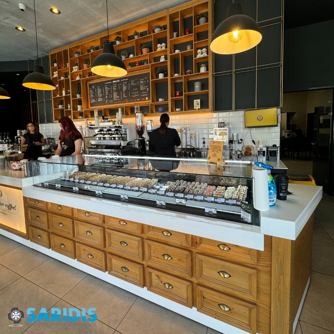 Bruno Caffe – Σέρρες – εξοπλισμός SARIDIS