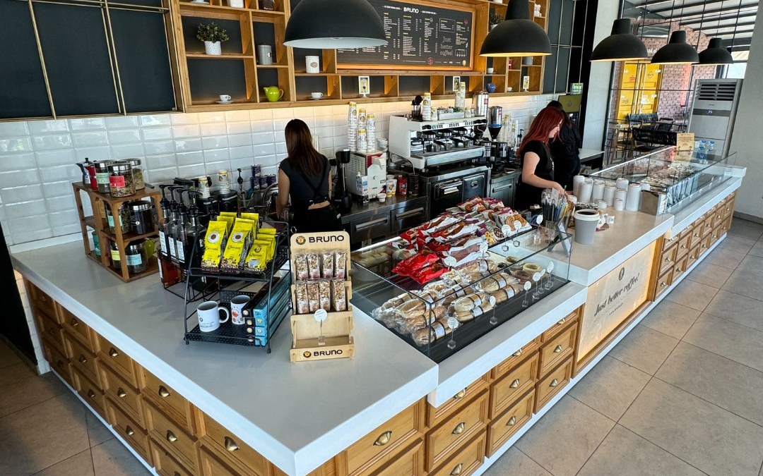 Bruno Caffe – Σέρρες – εξοπλισμός SARIDIS