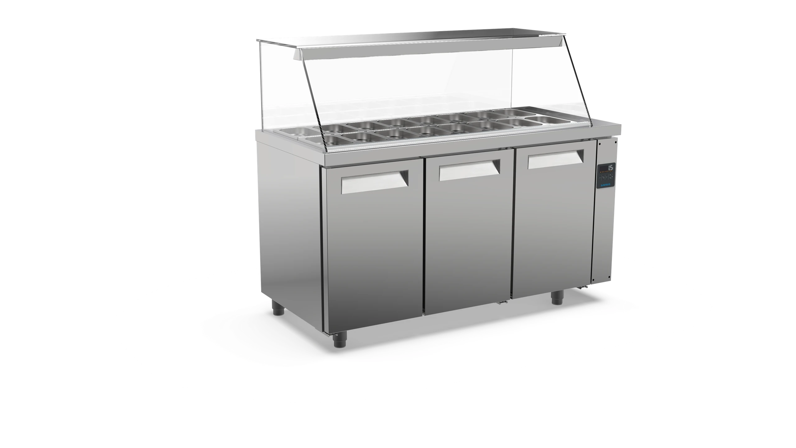 SARIDIS professional salad display fridge BS63 / BS73