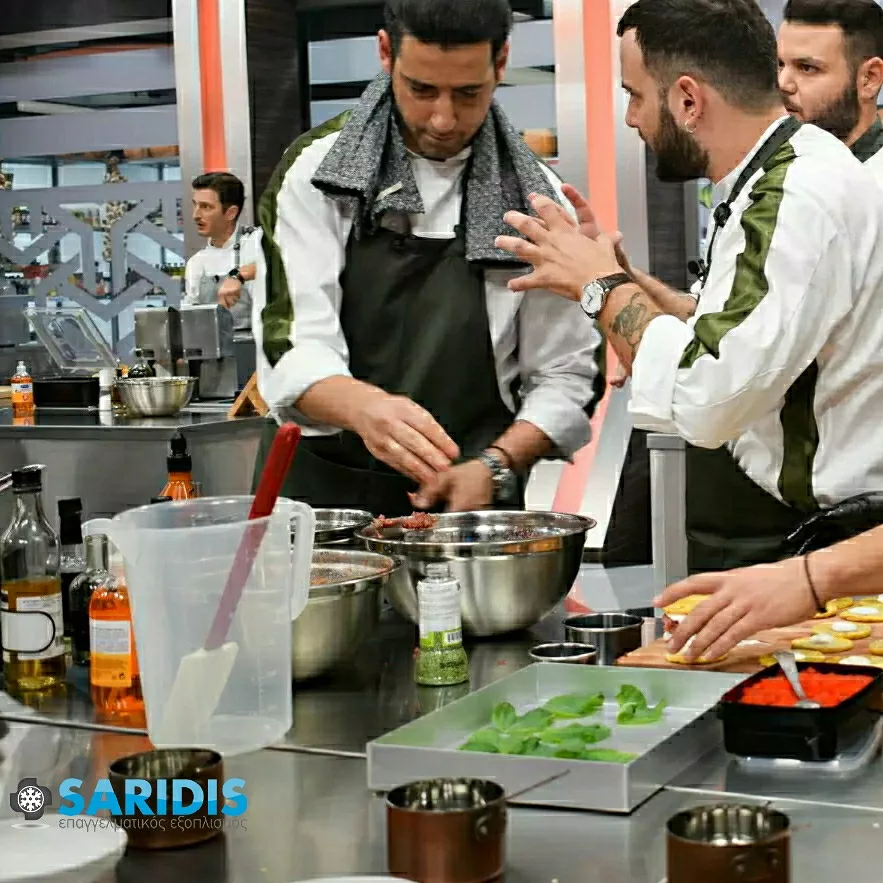 Game of Chefs (ANT1) – Αθήνα – εξοπλισμός SARIDIS