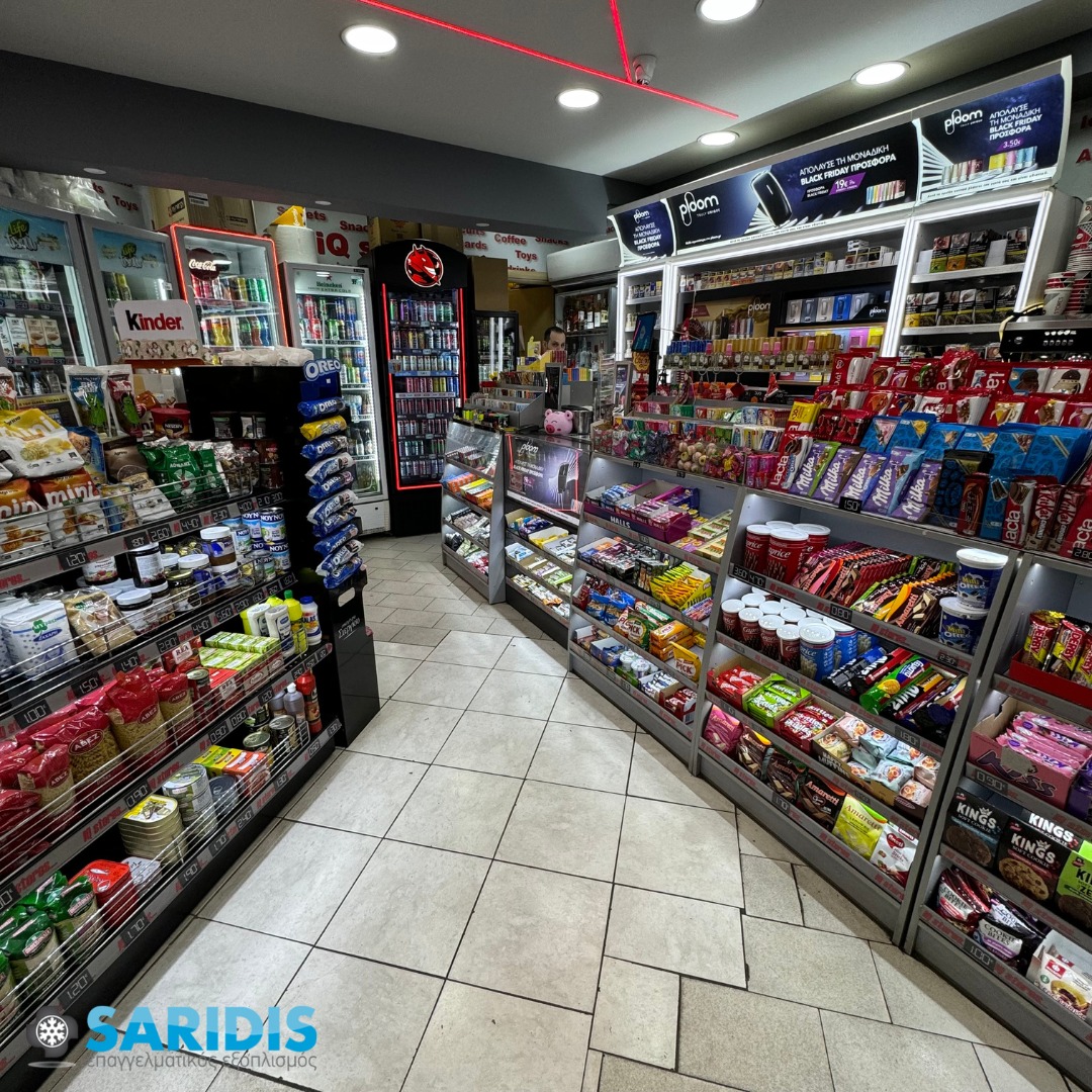 IQ Stores – Αμπελόκηποι – εξοπλισμός SARIDIS