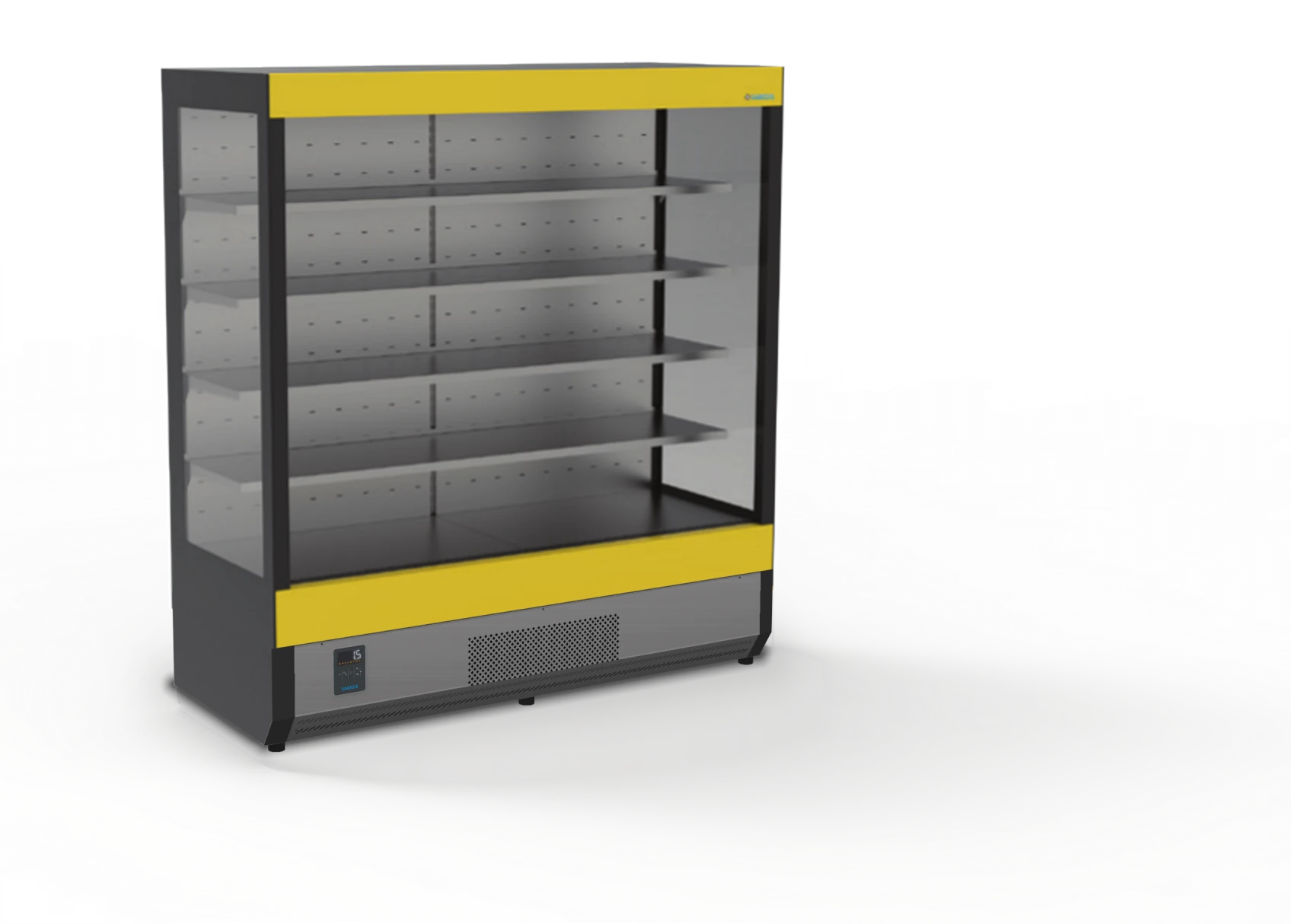 SARIDIS professional self service fridge SSM GLASS – yellow