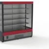SARIDIS professional self service fridge SSM GLASS – red
