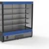SARIDIS professional self service fridge SSM GLASS – blue