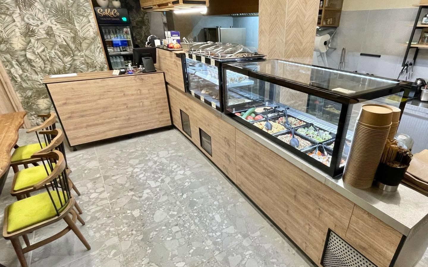 Sokoco Healthy Food – Ωραιόκαστρο – εξοπλισμός SARIDIS