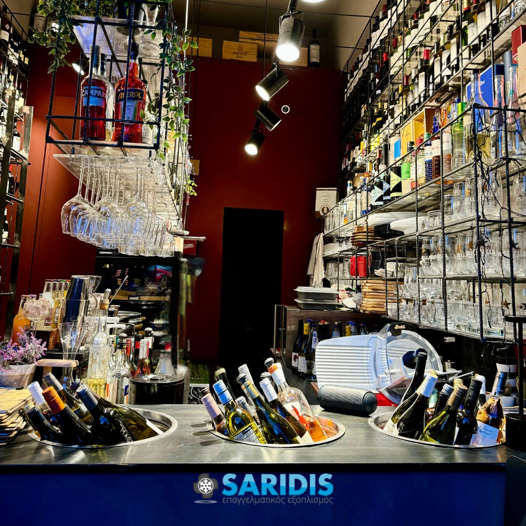 Wine Hideout – εξοπλισμός SARIDIS